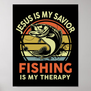 Jesus machte mich zum Menschenfischer Christlich L Poster