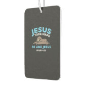 Jesus machte Nickerchen Faultier Lustiger Bibelver Autolufterfrischer (Links)