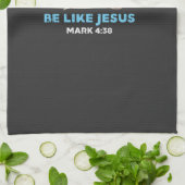 Jesus machte Nickerchen Faultier Lustiger Bibelver Geschirrtuch (Gefaltet)