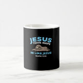 Jesus machte Nickerchen Faultier Lustiger Bibelver Kaffeetasse (Mittel)