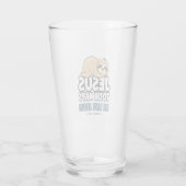 Jesus machte Nickerchen, lustige Faultier Glas (Rückseite)