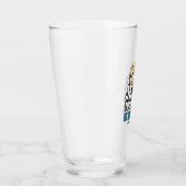 Jesus machte Nickerchen, lustige Faultier Glas (Rechts)
