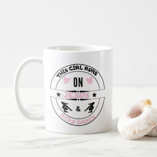 Jesus Mädchen und Acro-Tanz Mädchen Lustig Kaffeetasse