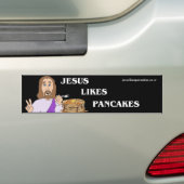 Jesus mag Pfannkuchen-Autoaufkleber Autoaufkleber (Auf Auto)