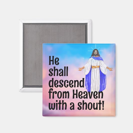 Jesus Magnet (Vorderseite/Rückseite)