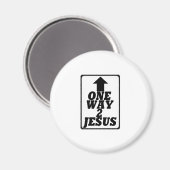 Jesus Magnet (Vorderseite/Rückseite)