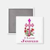 Jesus Magnet (Vorderseite/Rückseite)