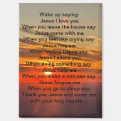 Jesus-Magnet Magnet (Vorderseite)