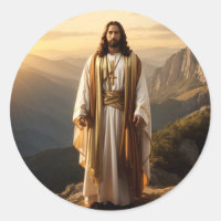 Jesus Majestät auf einem Berg