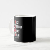 Jesus Make America Godly Again American Patriot Ch Kaffeetasse (Vorderseite Links)