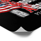 Jesus Make America Godly Again American Patriot Ch Poster (Ecke)