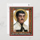 Jesus Malverde, der großzügige Bandit Postkarte (Vorne/Hinten)