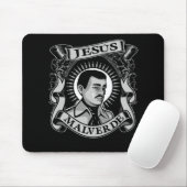 Jesus Malverde Gift Mexican Hero Jesus Malverde Mousepad (Mit Mouse)