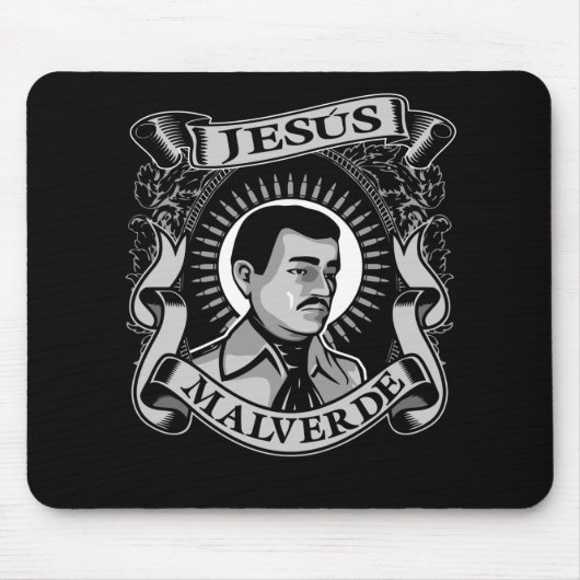 Jesus Malverde Gift Mexican Hero Jesus Malverde Mousepad (Vorne)