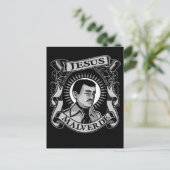 Jesus Malverde Gift Mexican Hero Jesus Malverde Postkarte (Stehend Vorderseite)