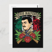 Jesus Malverde Gift Women & Men Jesus Malverde Postkarte (Vorne/Hinten)