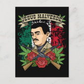 Jesus Malverde Gift Women & Men Jesus Malverde Postkarte (Vorderseite)