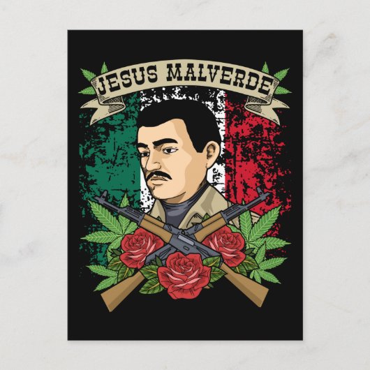 Jesus Malverde Gift Women & Men Jesus Malverde Postkarte (Vorderseite)