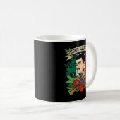 Jesus Malverde Shirt für Frauen und Männer gibt Je Kaffeetasse (VorderseiteRechts)