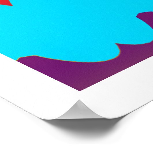 Jesus Mandala Print Poster (Ecke)