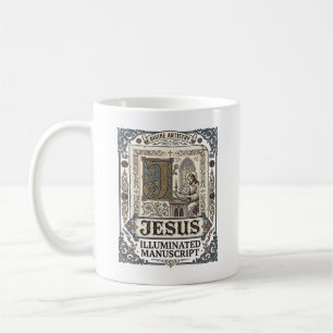 Jesus-Manuskript Jesus Christlicher Glaube Vintage Kaffeetasse