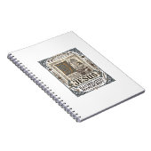Jesus-Manuskript Jesus Christlicher Glaube Vintage Notizblock (Rechte Seite)