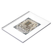 Jesus-Manuskript Jesus Christlicher Glaube Vintage Notizblock (Linke Seite)
