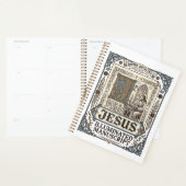 Jesus-Manuskript Jesus Christlicher Glaube Vintage Planer (Anzeige)