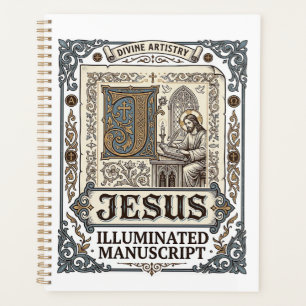 Jesus-Manuskript Jesus Christlicher Glaube Vintage Planer
