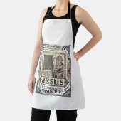 Jesus-Manuskript Jesus Christlicher Glaube Vintage Schürze (InSitu)