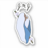 Jesus, Maria, katholischer Joseph-Sticker Aufkleber (Vorderseite)