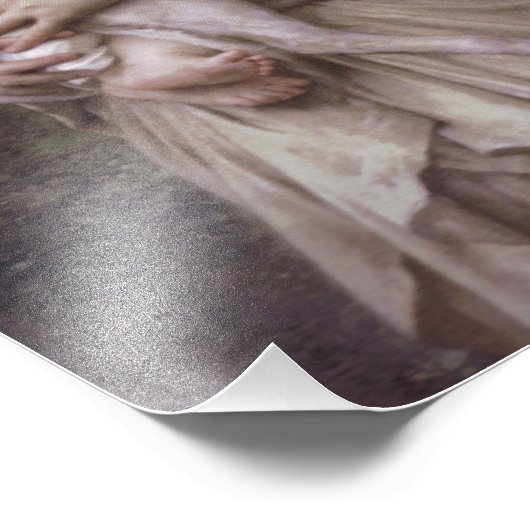 JESUS, MARIA UND DAS LAMB. FOTODRUCK (Ecke)