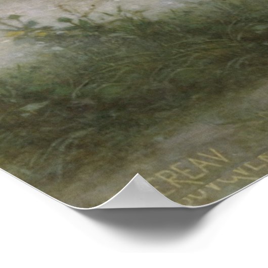 Jesus, Maria und das Lamm groß. Poster (Ecke)