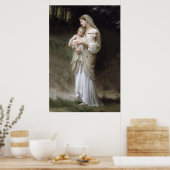 Jesus, Maria und das Lamm groß. Poster (Küche)