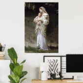 Jesus, Maria und das Lamm groß. Poster (Heimbüro)