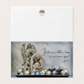 Jesus Maria und Josef Weihnachtskarte (Außenseite Aufgefaltet)
