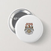 Jesus Marktplatz Verkäufer Label Jesus Marktplatz Button (Vorne & Hinten)
