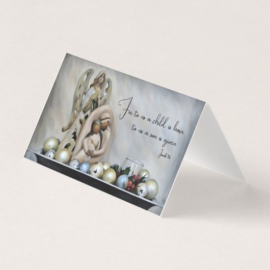 Jesus Mary and Joseph Christmas Card (Vorderseite)