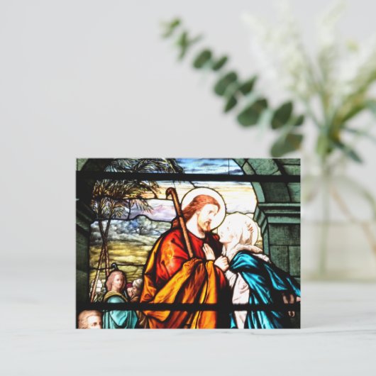 Jesus & Mary Postkarte (Stehend Vorderseite)