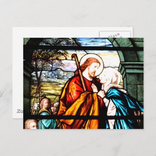 Jesus & Mary Postkarte (Vorne/Hinten)