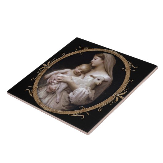 JESUS, MARY UND DAS LAMM FLIESE (Seite)