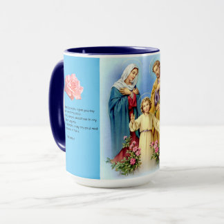 Jesus, Mary und Joseph-Gebet-Tasse Tasse