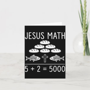 Jesus Mathe 2 Fische 5 Brote speist die 5000 Bibel Karte