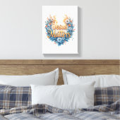 Jesus Matters Canvas Print Leinwanddruck (Insitu (Schlafzimmer))