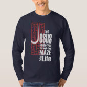 Jesus Maze Basic Long Sleeve T - Shirt (Vorderseite)