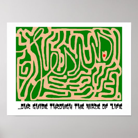 Jesus maze poster (Vorne)