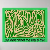 Jesus maze poster (Vorne)