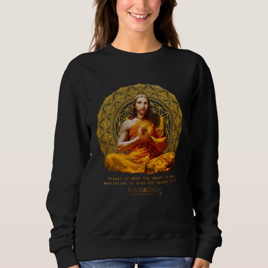 Jesus Meditation Sweatshirt (Vorderseite)