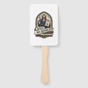 Jesus mein Anwalt Jesus Gerichts Anwalt Christi Fächer