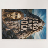 Jesus, mein Felsen im Alter der Herr ist mein Fels Puzzle (Horizontal)